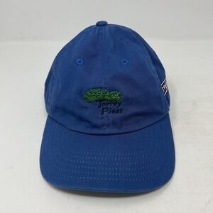 Torrey Pines Golf Hat Cap Blue Imperial Strap Back Cotton Embroidered Logo